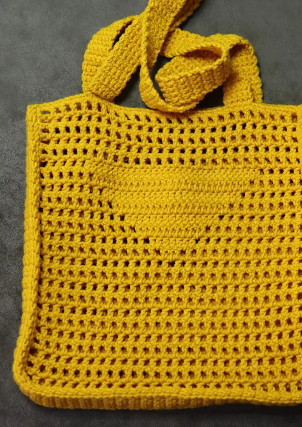 Crochet Prada Inspired Tote Bag Pattern.