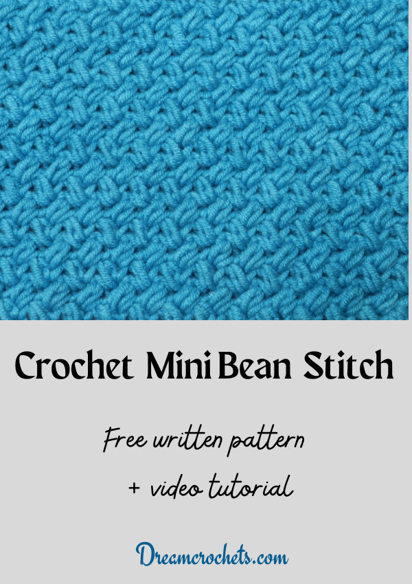 crochet Elizabeth stitch pattern. Easy crochet stitches.