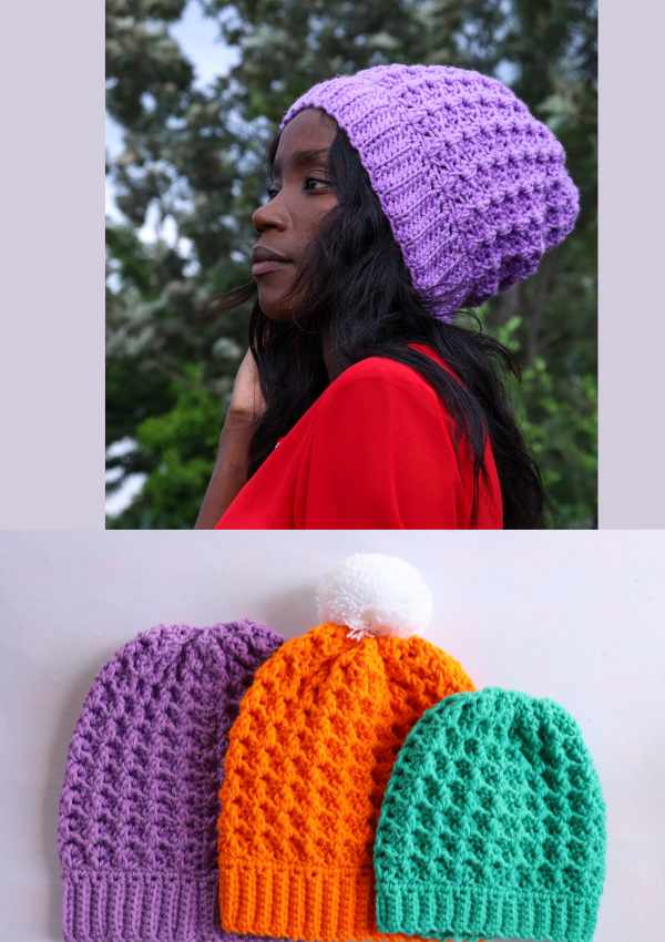 Textured Crochet Hat