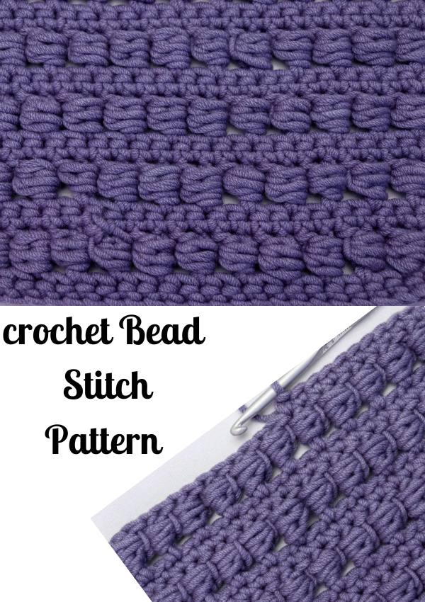 Crochet Bead Stitch tutorial