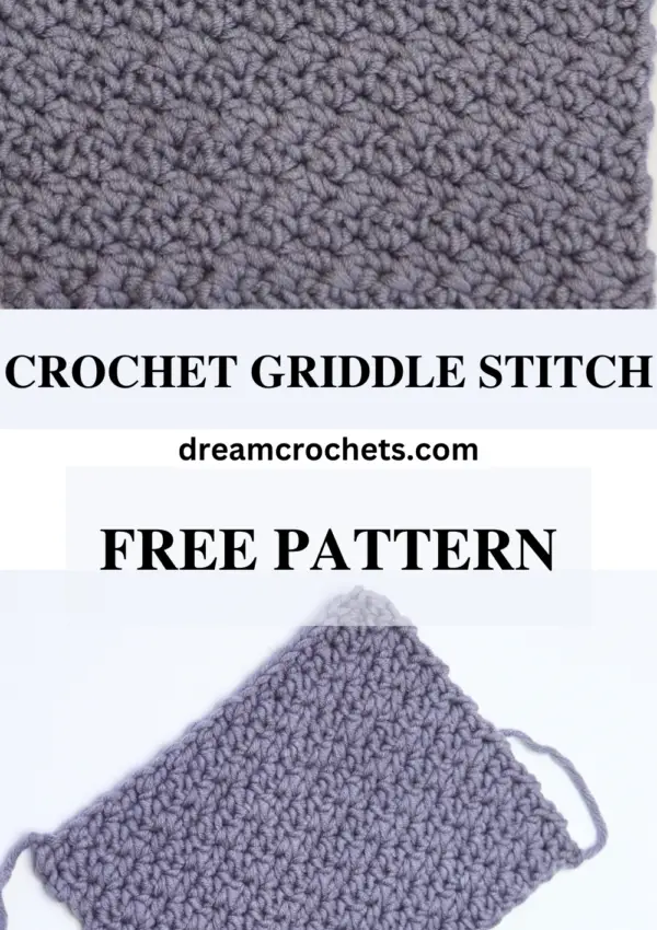 Crochet Griddle Stitch |  Free Pattern.