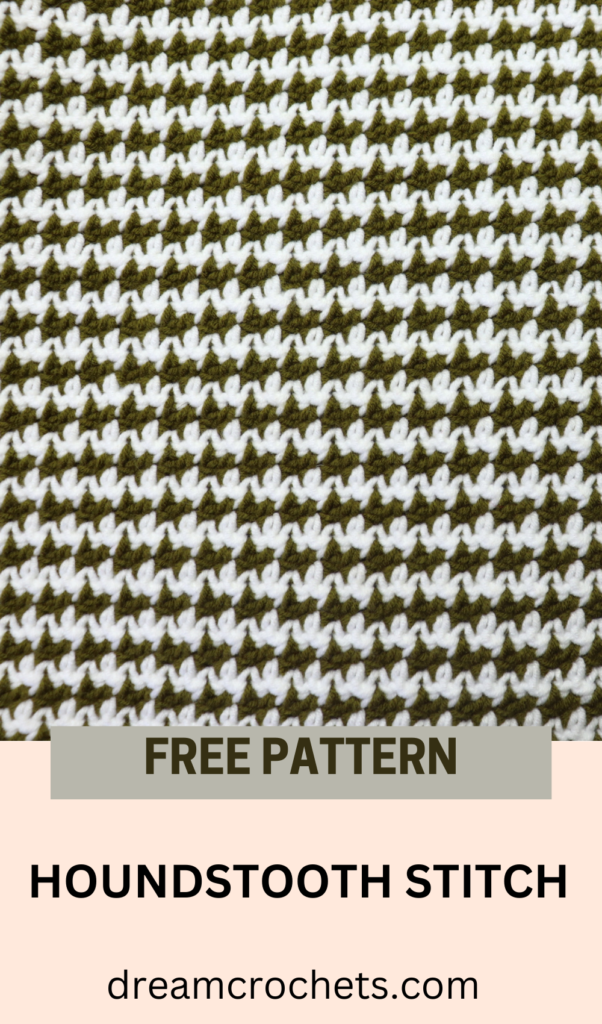 houndstooth stitch free pattern