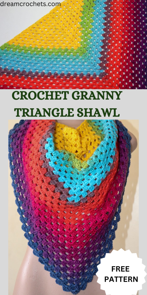 Triangle shawl pattern