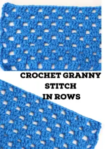 How to crochet drunken granny stitch in easy steps. 1 Row Repeat ...