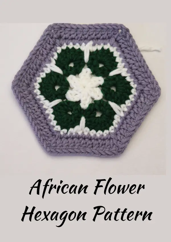 African Flower crochet pattern