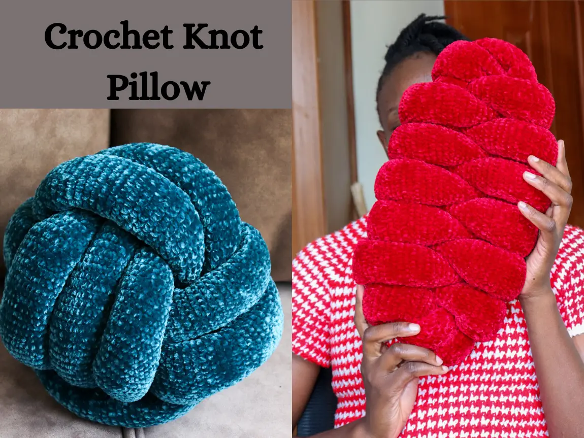 Super easy Crochet knot pillow Pattern. Dreamcrochets