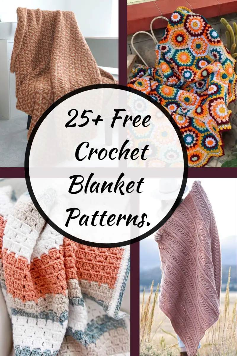 25+ Free crochet blanket patterns. - Dreamcrochets