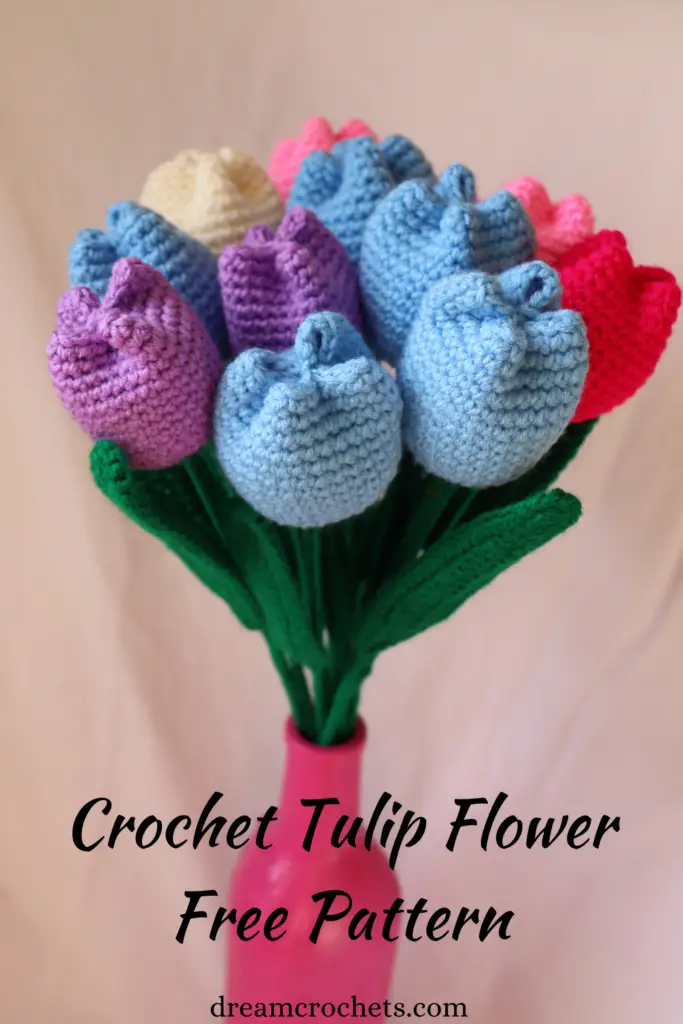 crochet tulip flower pattern