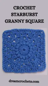 Solid Color Crochet Starburst granny Square. - Dreamcrochets