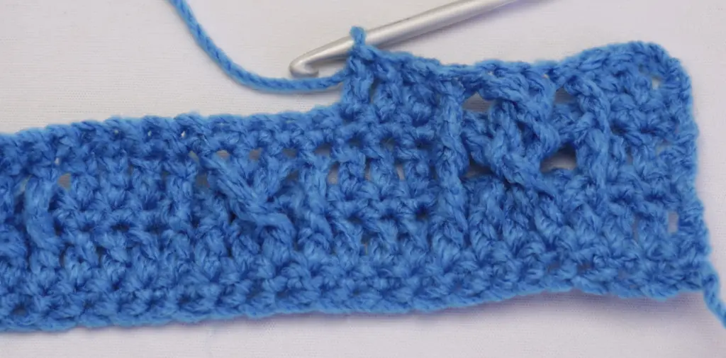 crochet braided cable stitch pattern