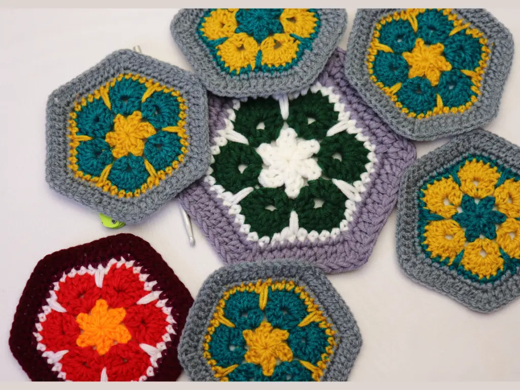 crochet African flower