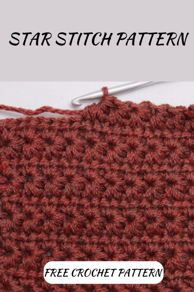 crochet star stitch free pattern
