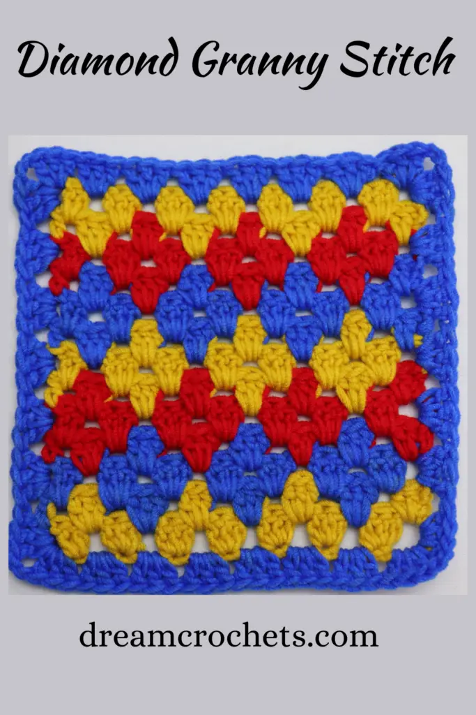 diamond granny stitch pattern