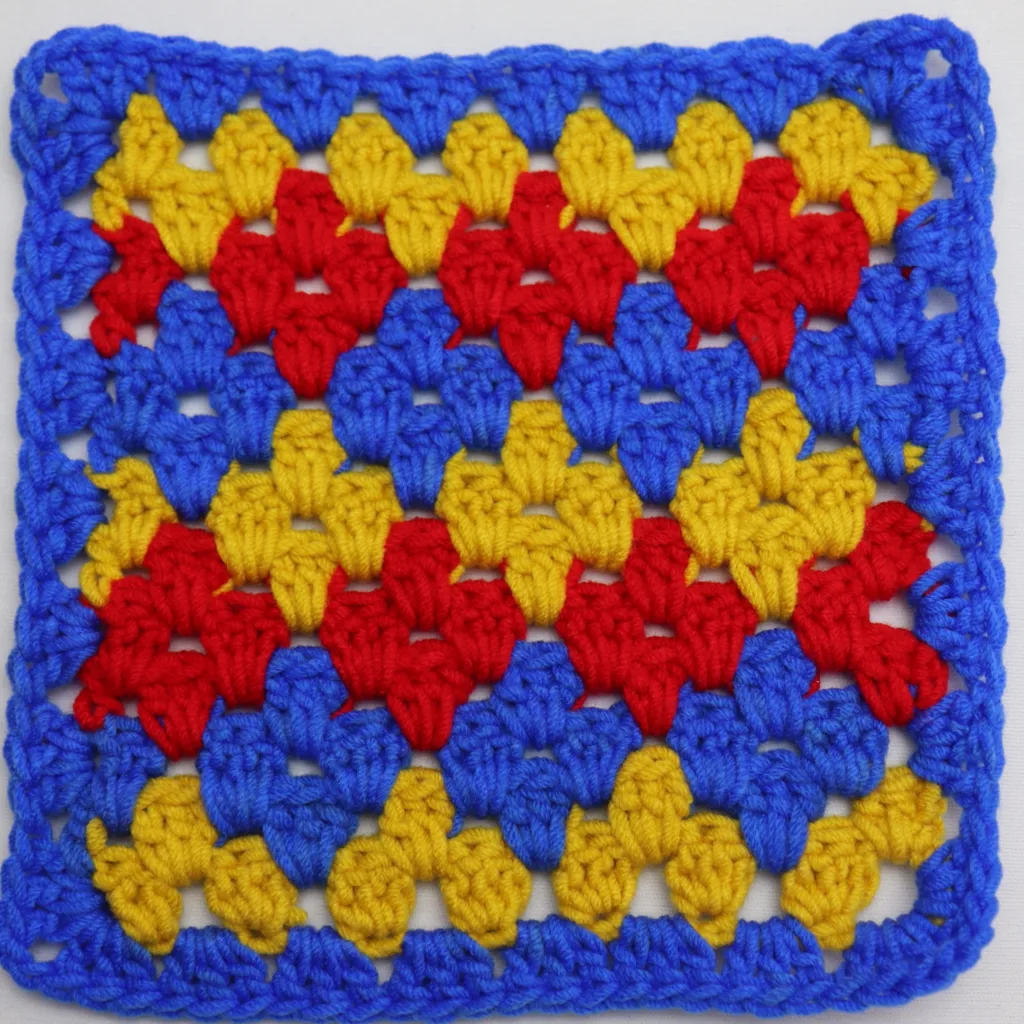 diamond granny stitch